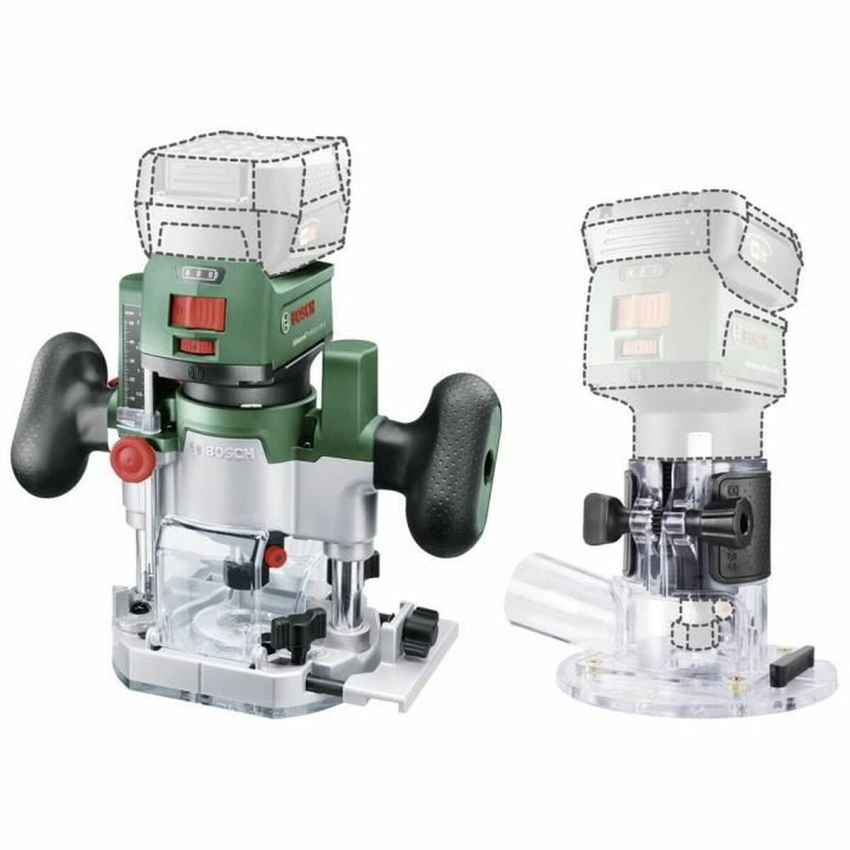 Electric Trimer BOSCH AdvancedTrimRouter 18V-8 18 V