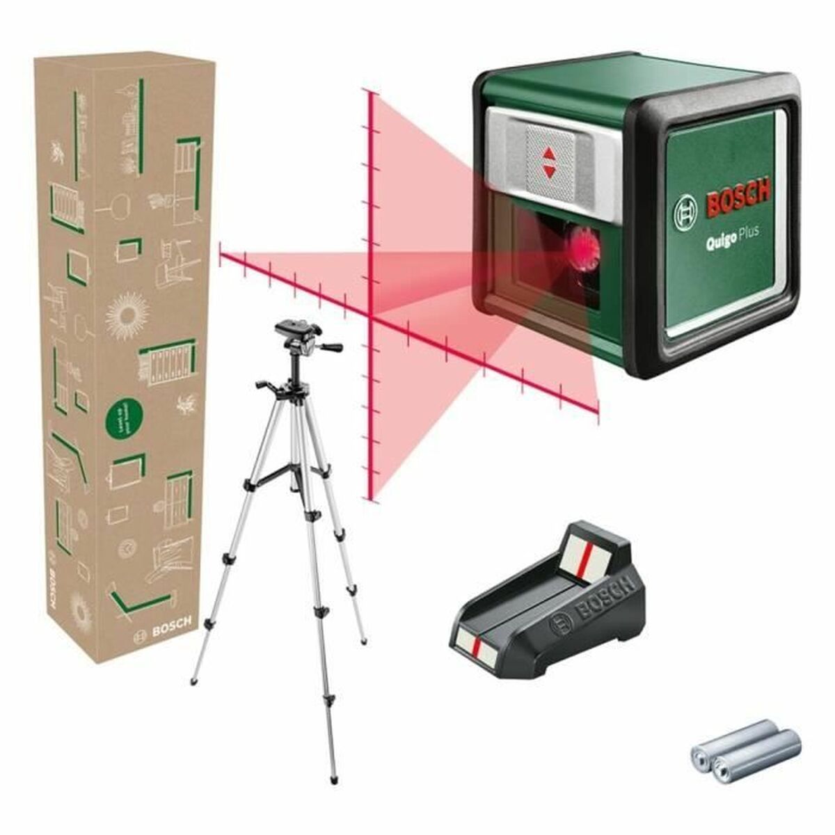 Laser level BOSCH Quigo + +/- 0,5mm/m 7-10 M Laser level BOSCH Quigo + +/- 0,5mm/m 7-10 M