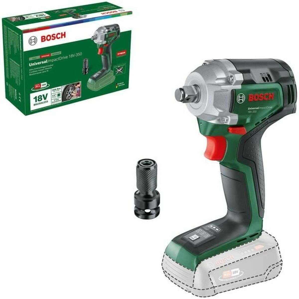 Electric screwdriver BOSCH UniversalImpactDrive 18V-350 350 W