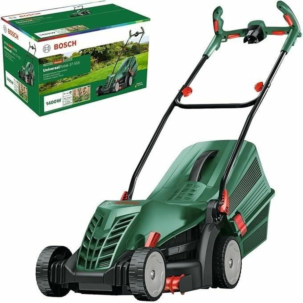Lawn mower BOSCH UniversalRotak 37-555 40 L 1400 W 230 V 37 cm 20-70 mm Lawn mower BOSCH UniversalRotak 37-555 40 L 1400 W 230 V 37 cm 20-70 mm