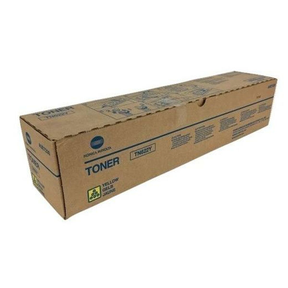 Original Toner Konica Minolta TN622Y Yellow Original Toner Konica Minolta TN622Y Yellow