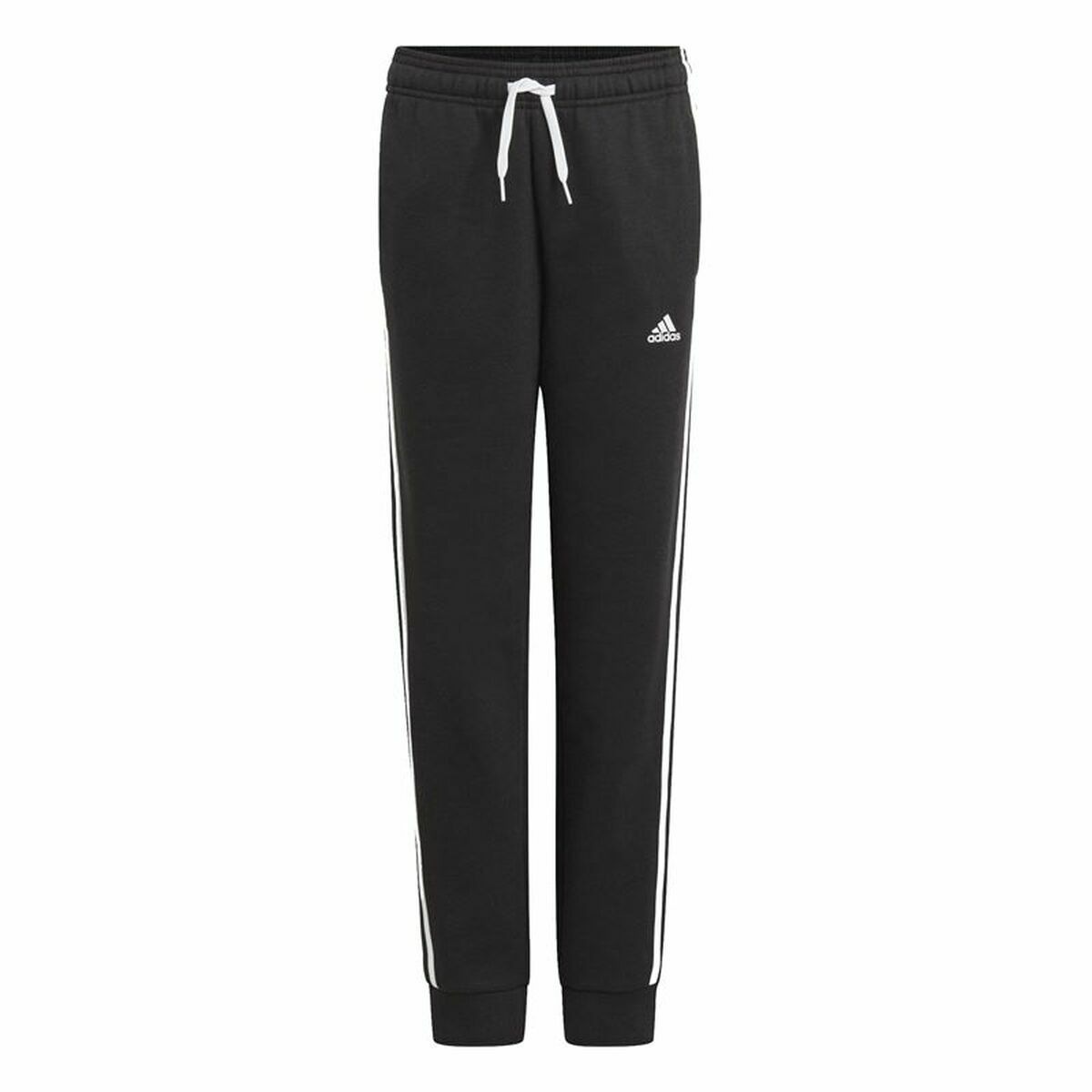 Children’s Tracksuit Bottoms Adidas  Essentials 3 Ban Black
