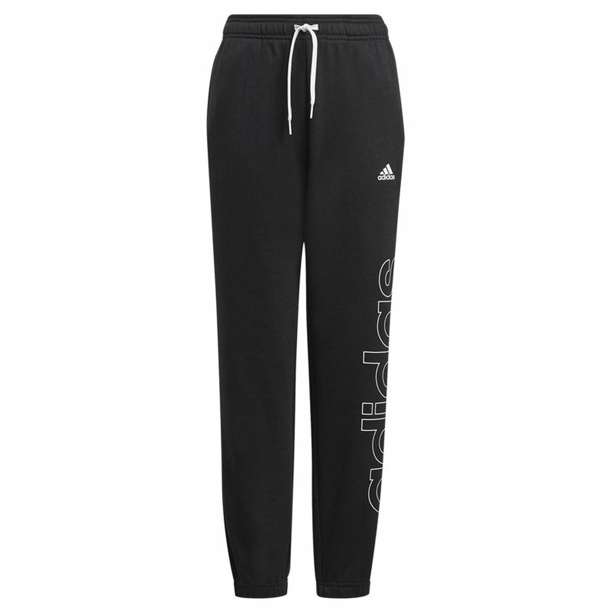 Children’s Tracksuit Bottoms Adidas Essentials French Terry Black