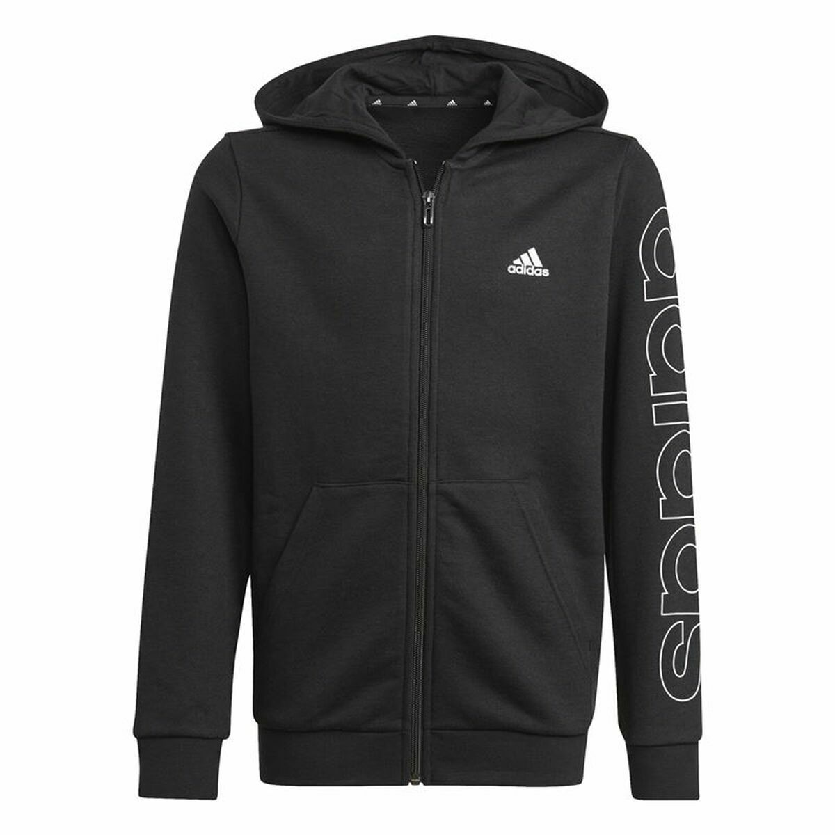 Children’s Sports Jacket Adidas Essentials  Black