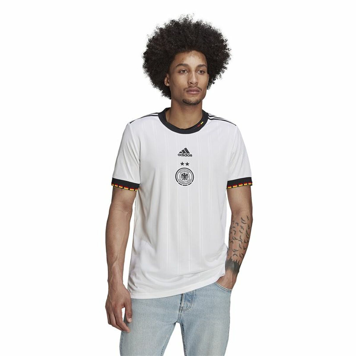 Men’s Short-sleeved Football Shirt Adidas Germany 21/22