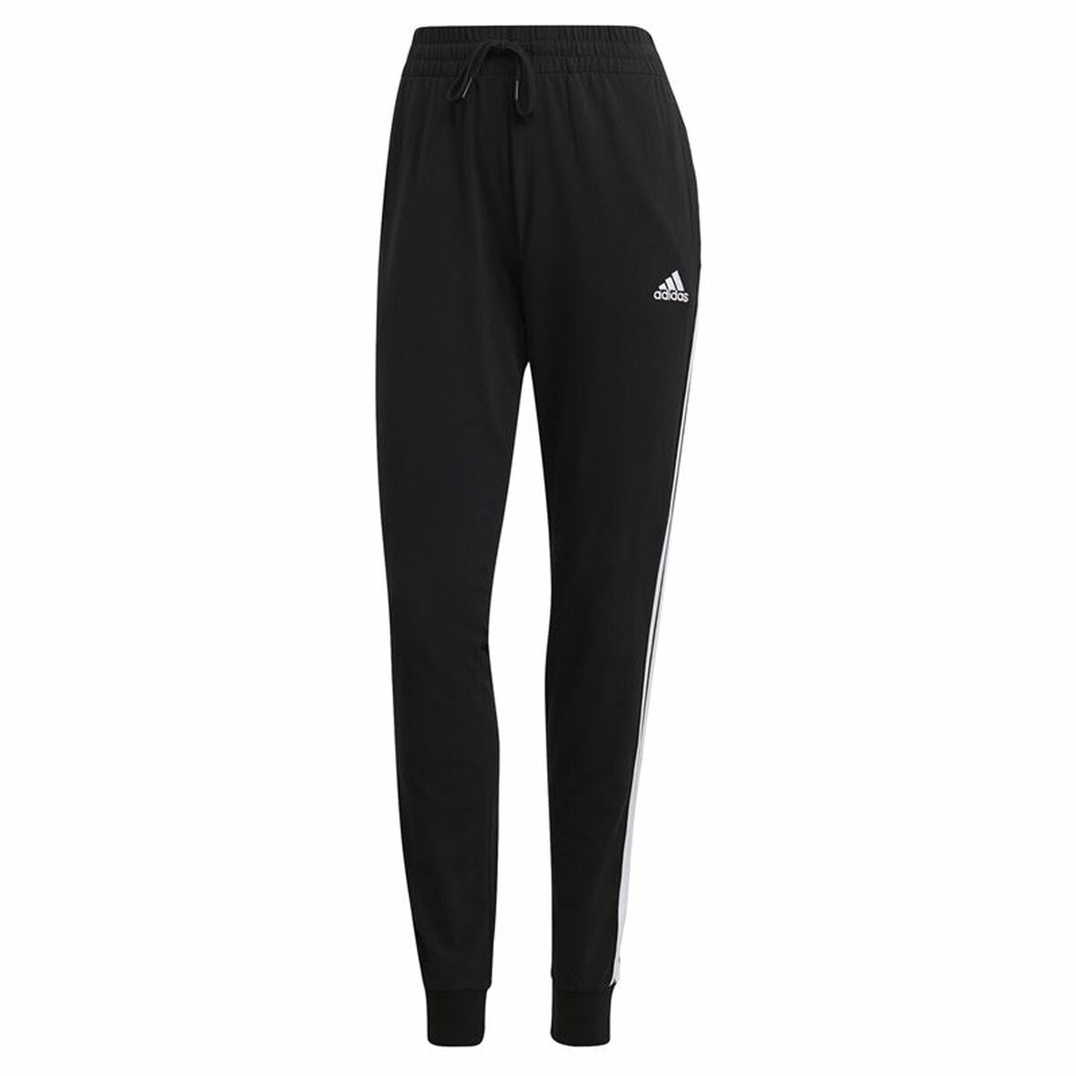 Long Sports Trousers Adidas 3S Sj C Pt Black Lady Long Sports Trousers Adidas 3S Sj C Pt Black Lady
