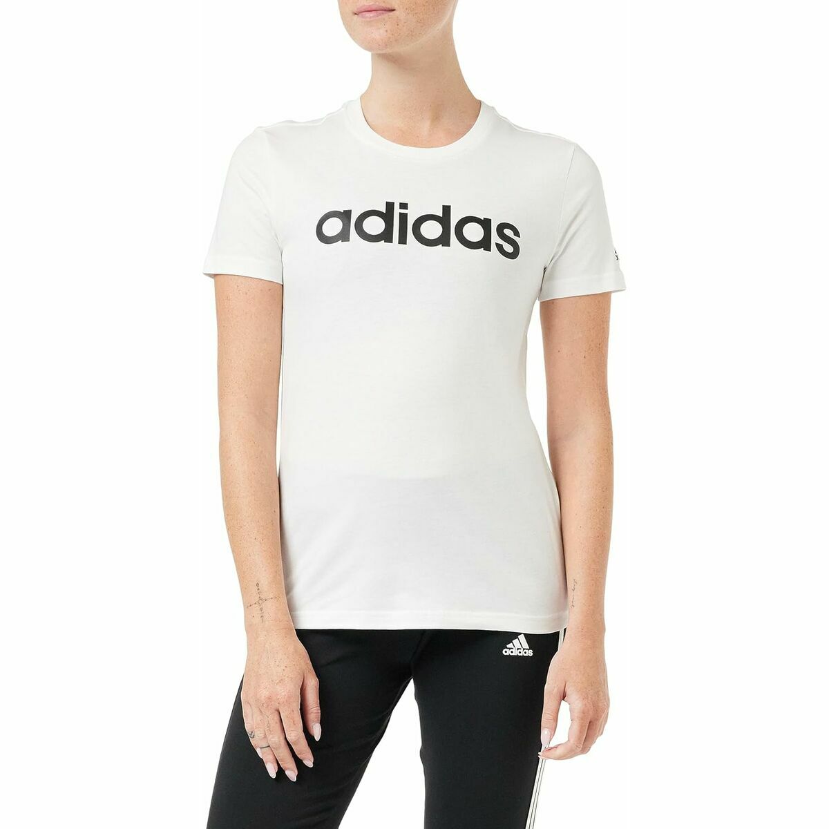 Womenâs Short Sleeve T-Shirt Adidas FRU56 Womenâs Short Sleeve T-Shirt Adidas FRU56