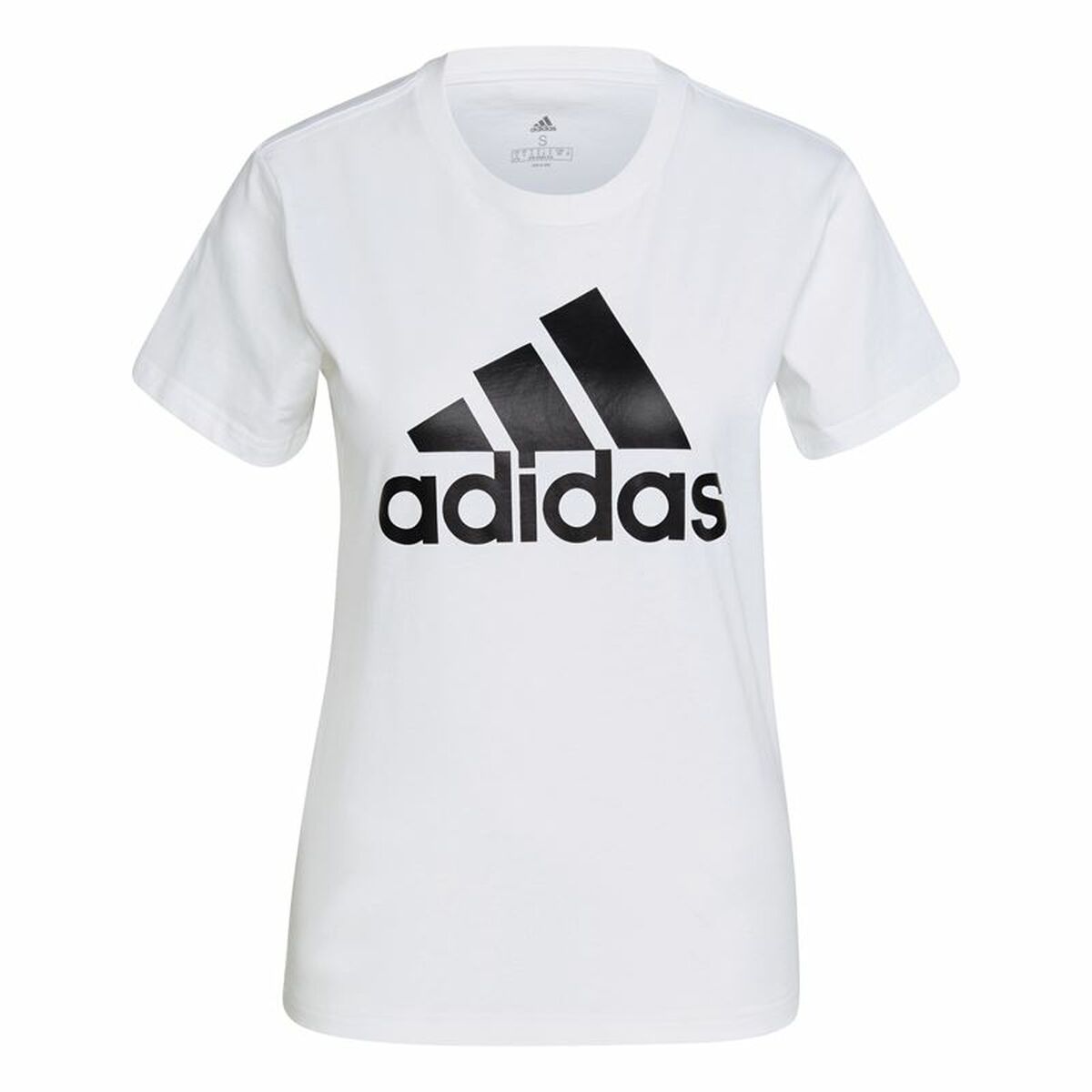 Womens Short Sleeve T-Shirt Adidas GL0649 White (XS)