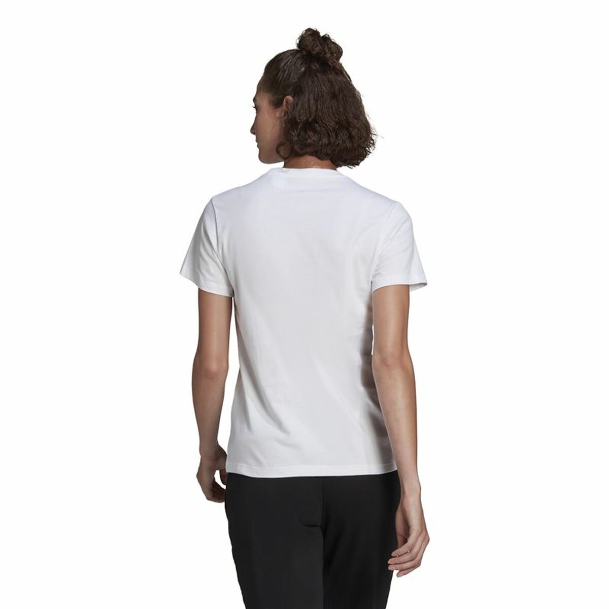 Womens Short Sleeve T-Shirt Adidas GL0649 White (XS)