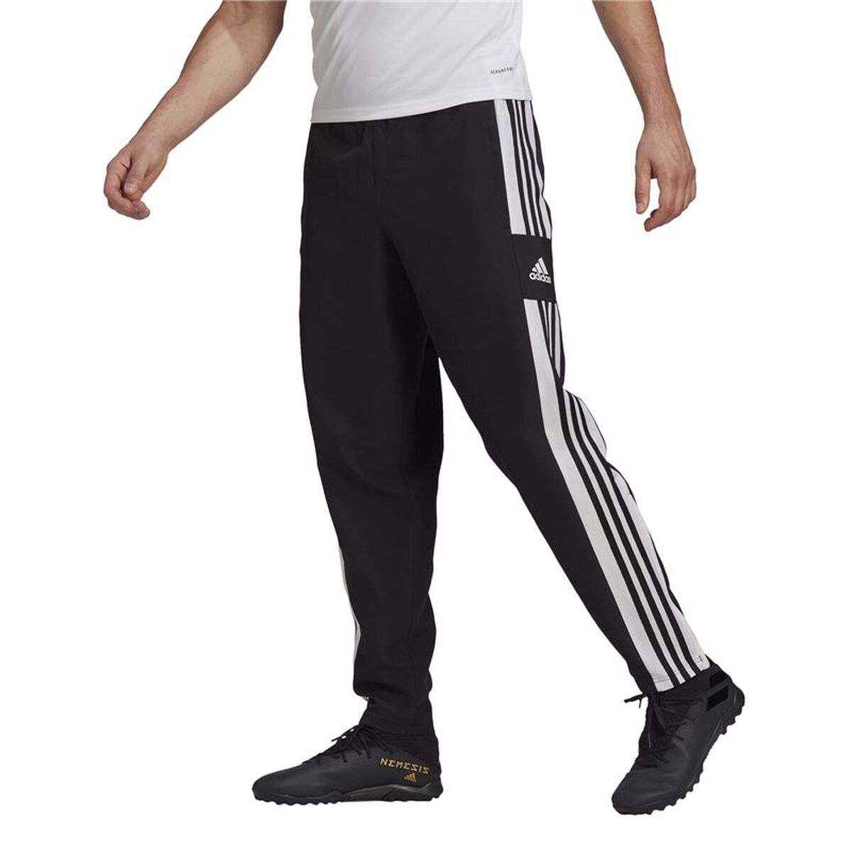 Football Training Trousers for Adults Adidas Sq21 Black Men