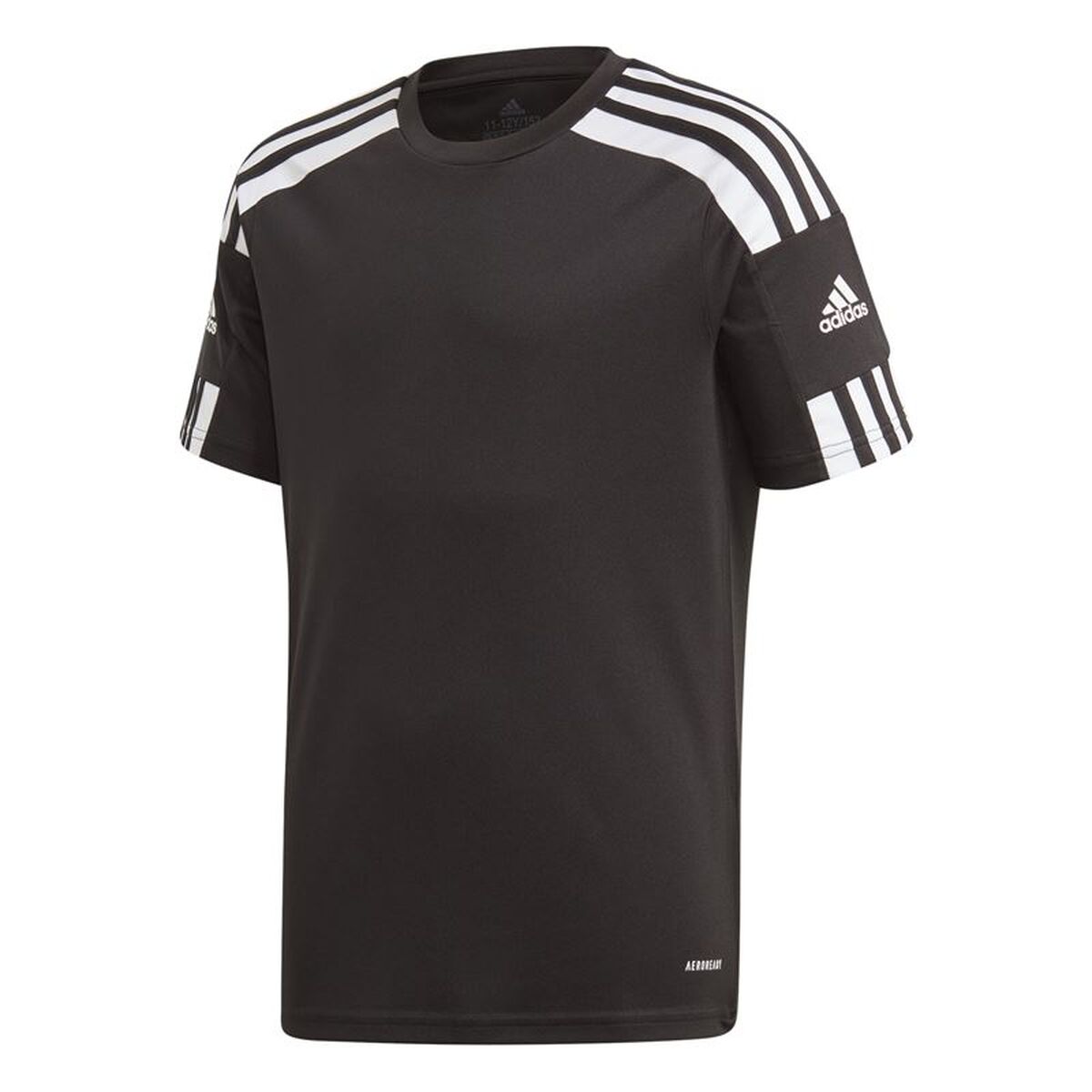 Children’s Short Sleeved Football Shirt Adidas Squad 21 Black Children’s Short Sleeved Football Shirt Adidas Squad 21 Black
