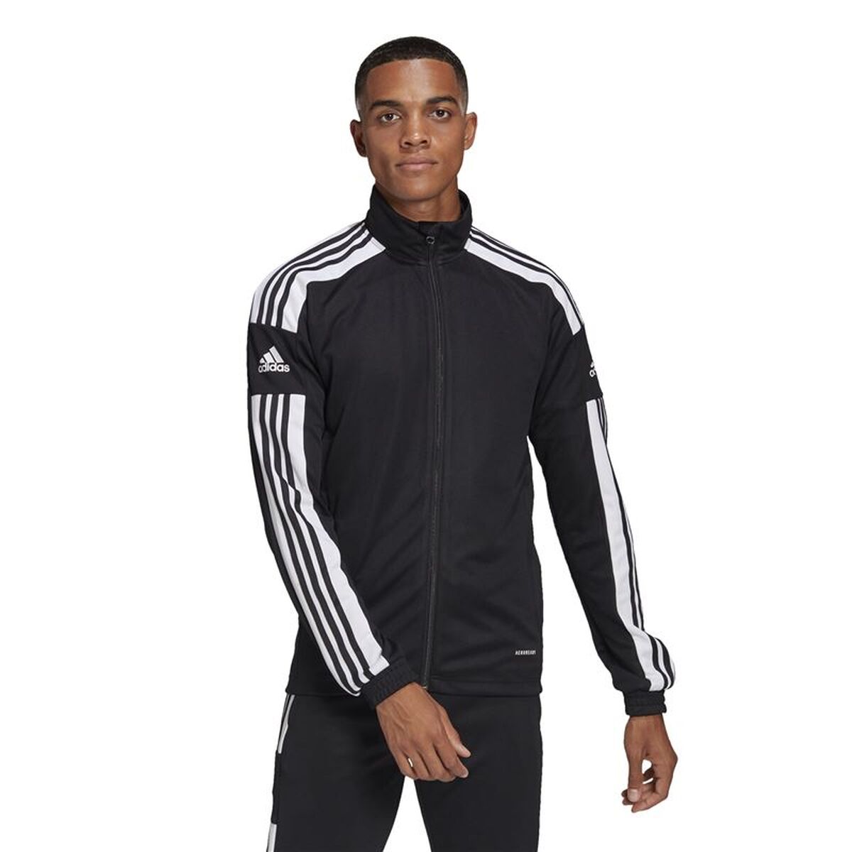 Men’s Sports Jacket Adidas Sq21 Tr Black Football