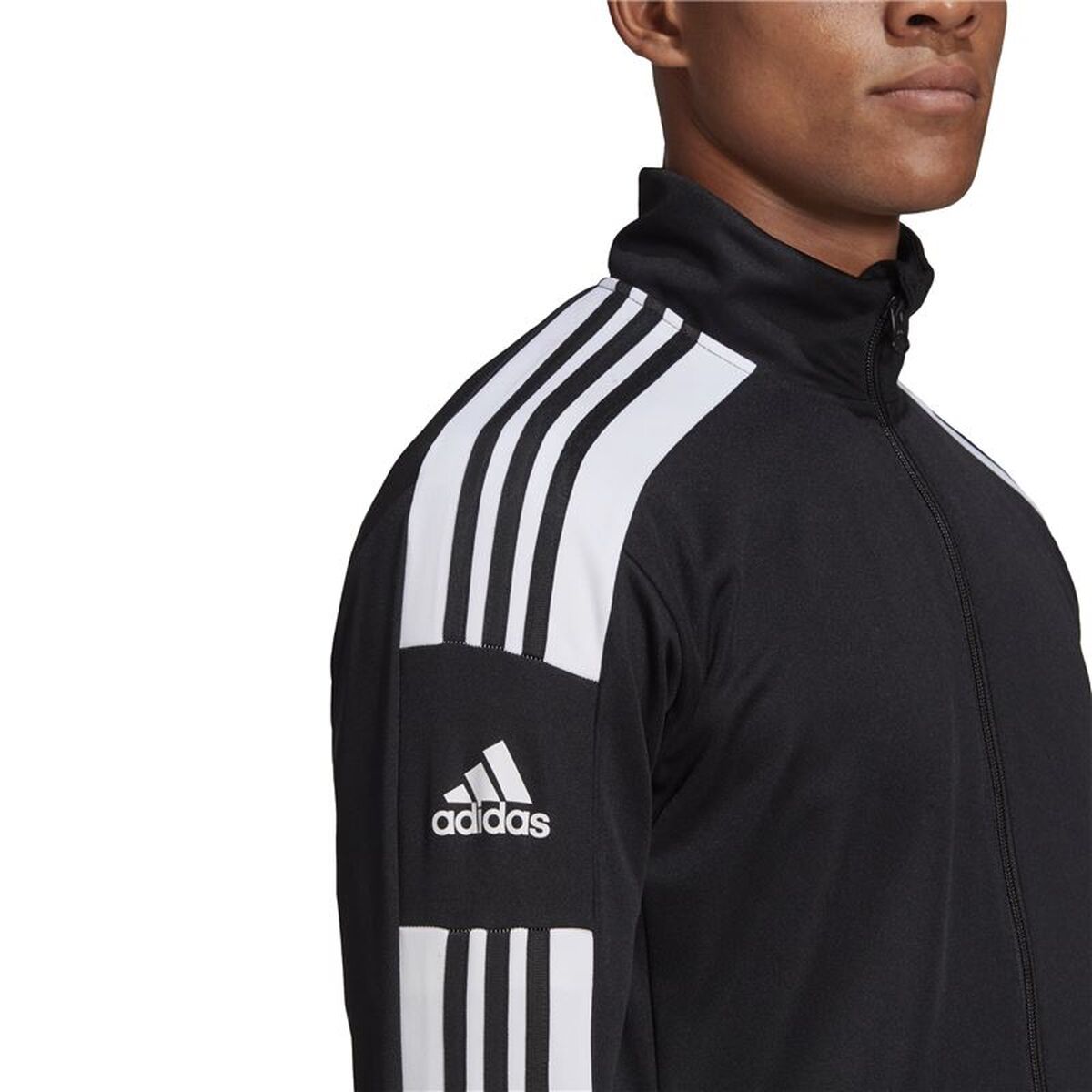 Men’s Sports Jacket Adidas Sq21 Tr Black Football