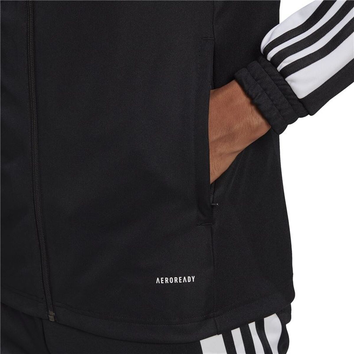 Men’s Sports Jacket Adidas Sq21 Tr Black Football