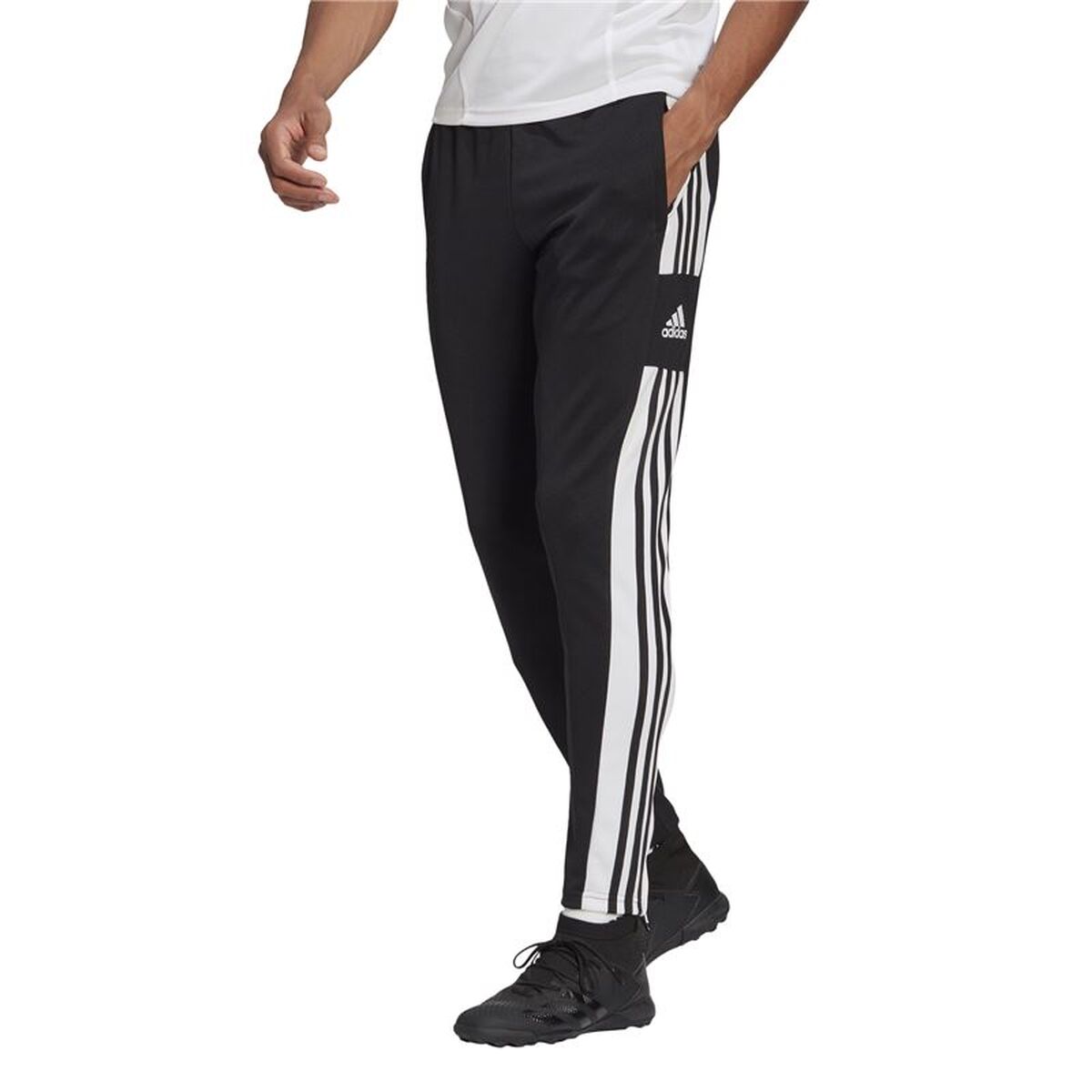 Football Training Trousers for Adults Adidas Sq21 Tr Black Men