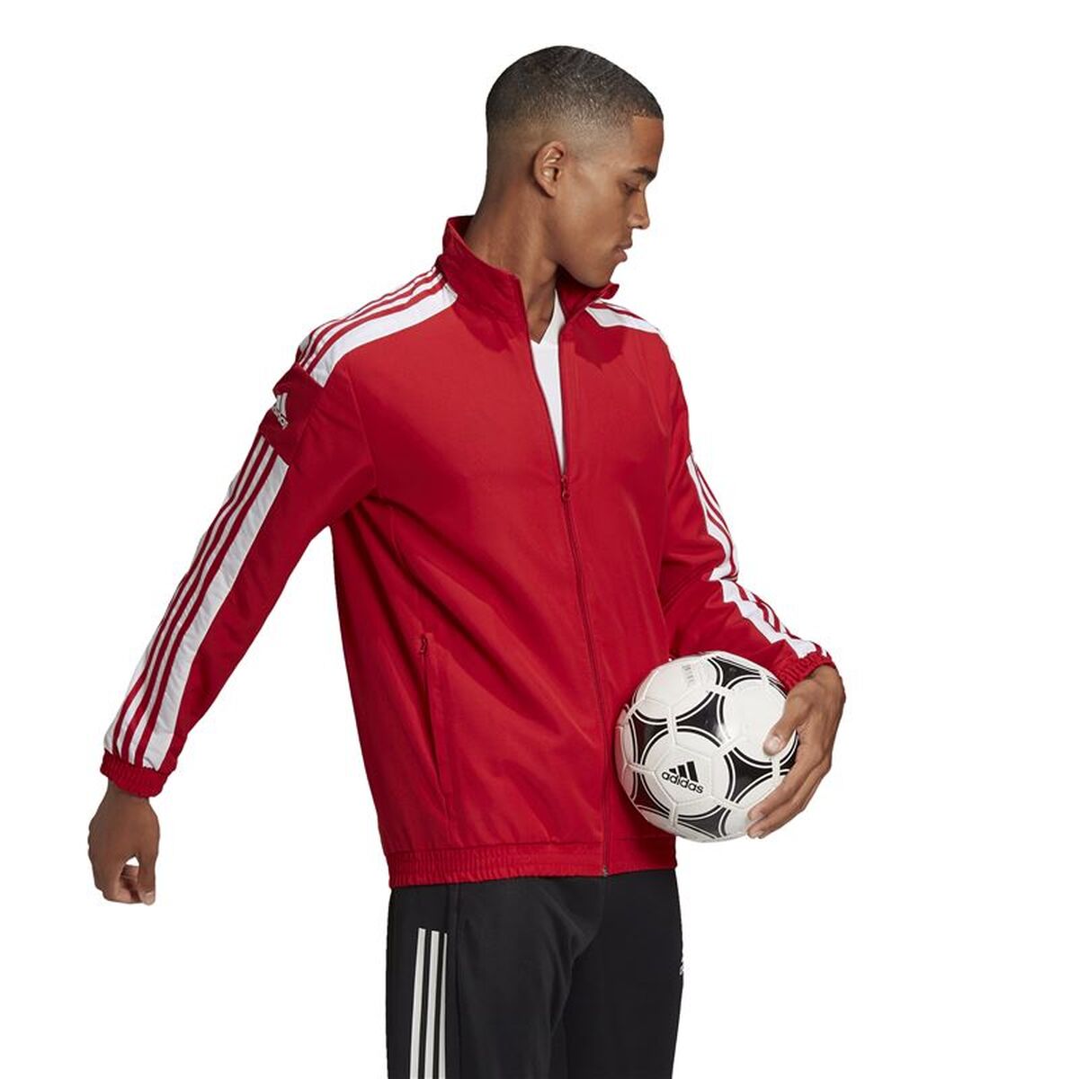 Men’s Sports Jacket Adidas Sq21 Red Football