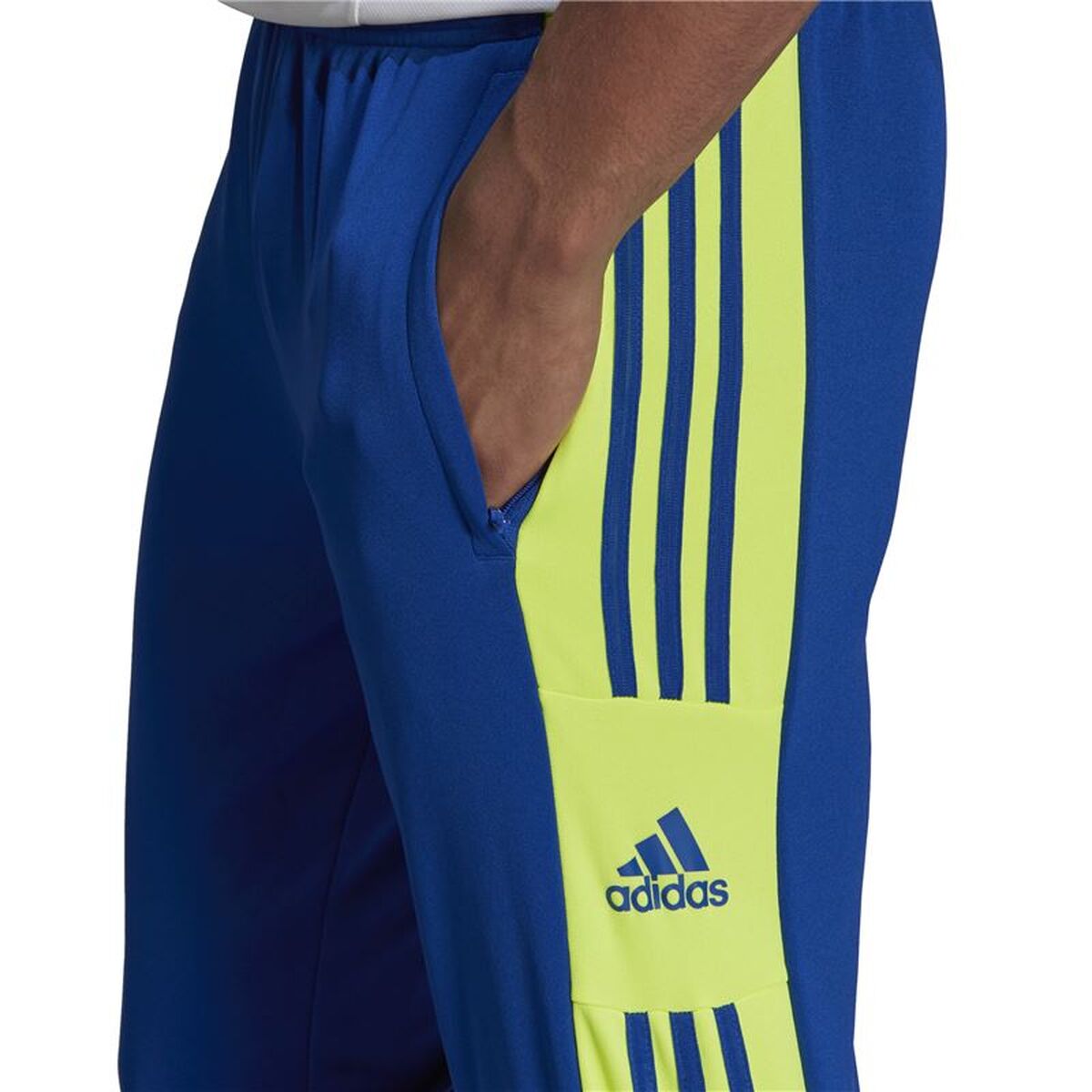 Football Training Trousers for Adults Adidas Squadra 21 Blue Men