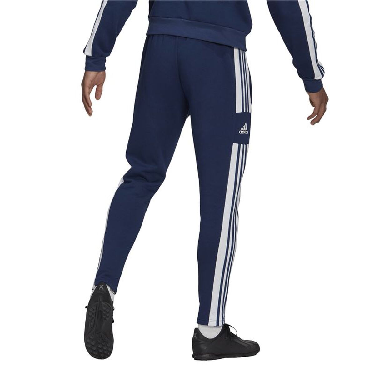 Football Training Trousers for Adults Adidas Sq21 Navy Blue Men