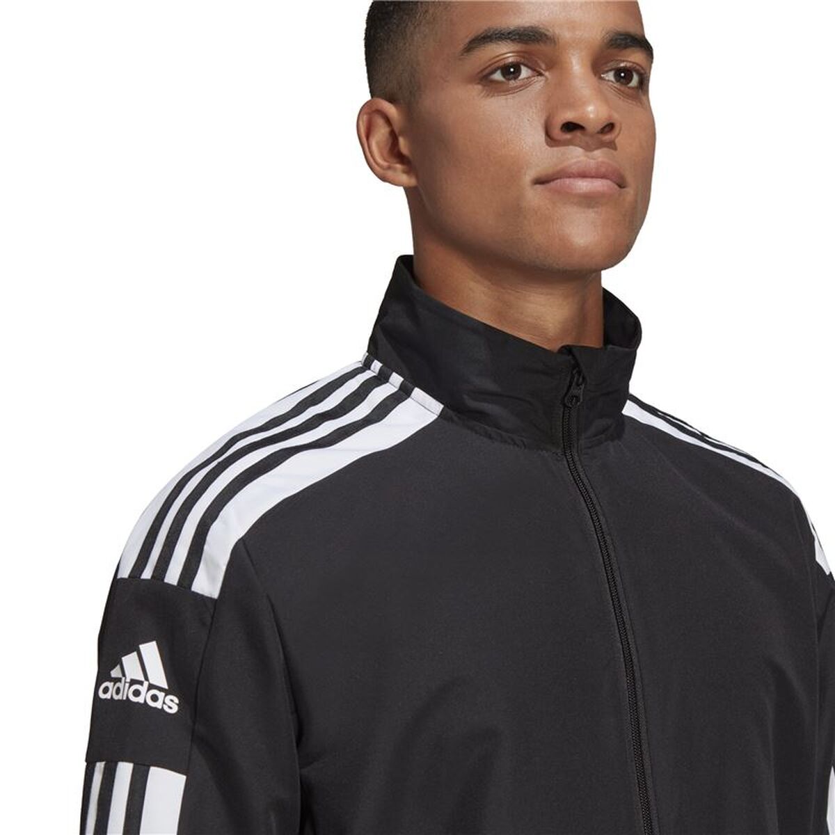 Men’s Sports Jacket Adidas Sq21 Black Football