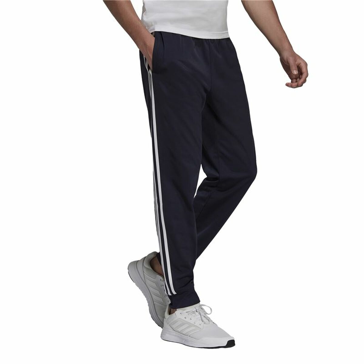 Adult’s Tracksuit Bottoms Adidas 3S Jog Tp Tri Dark blue