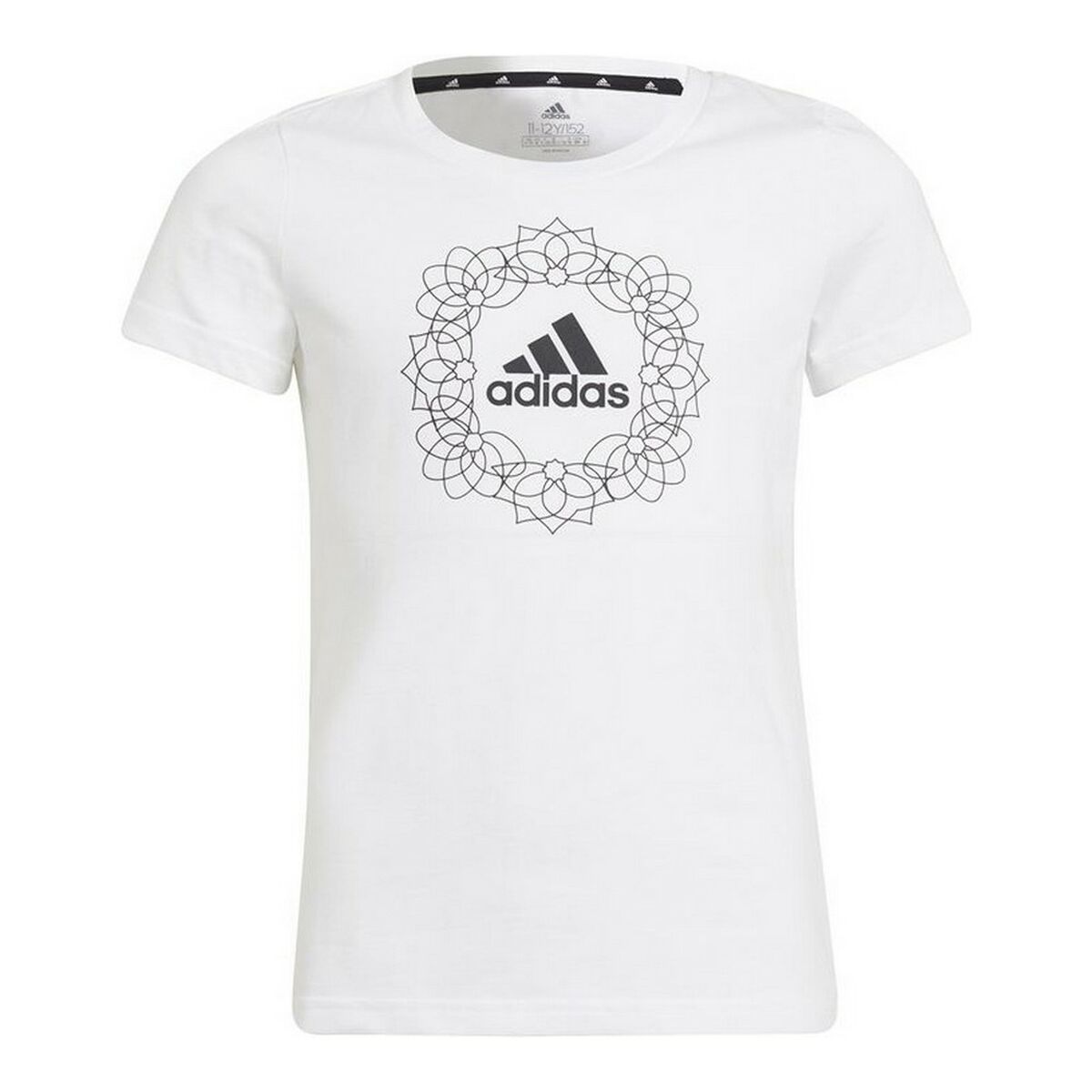 Child’s Short Sleeve T-Shirt Adidas Graphic White
