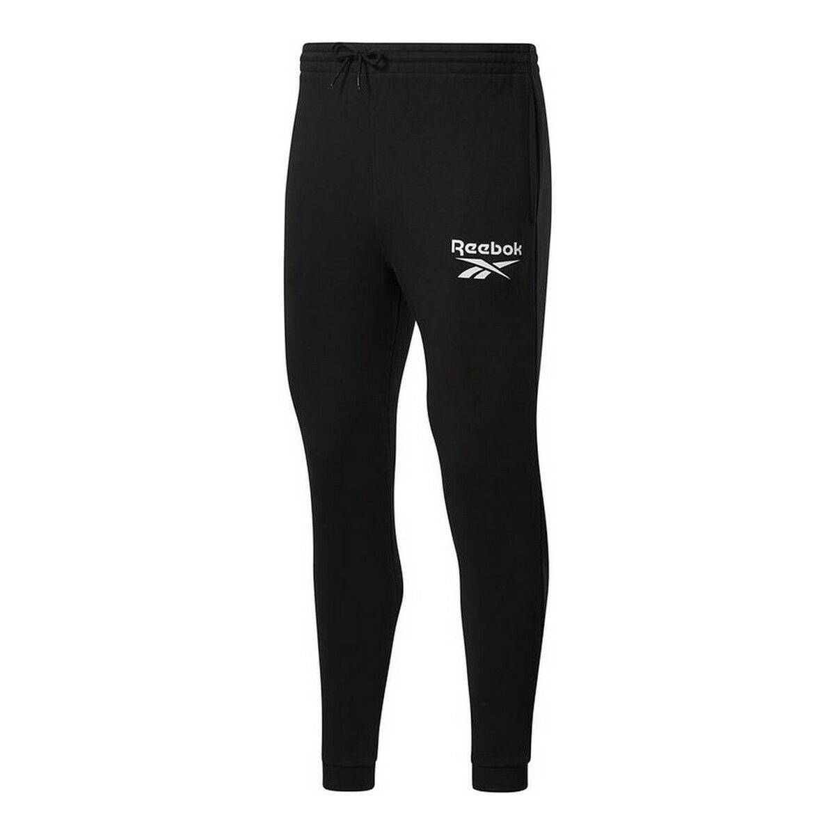 Long Sports Trousers Reebok Identity Vector Black Men Long Sports Trousers Reebok Identity Vector Black Men
