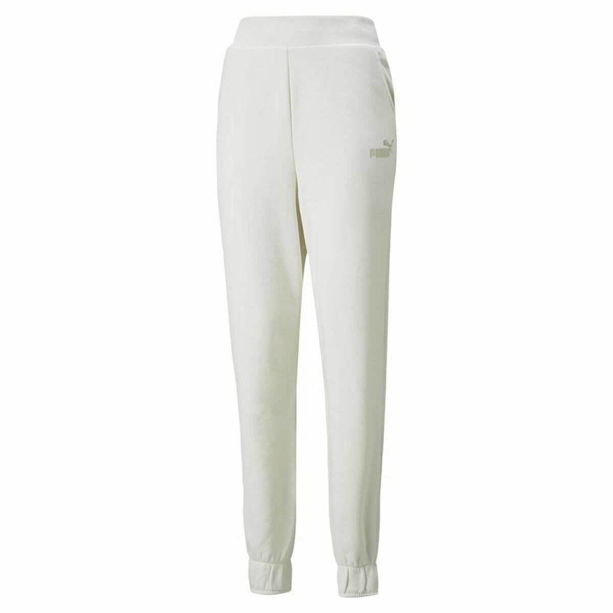 Long Sports Trousers Puma Embroidery High Moutain White Lady Long Sports Trousers Puma Embroidery High Moutain White Lady