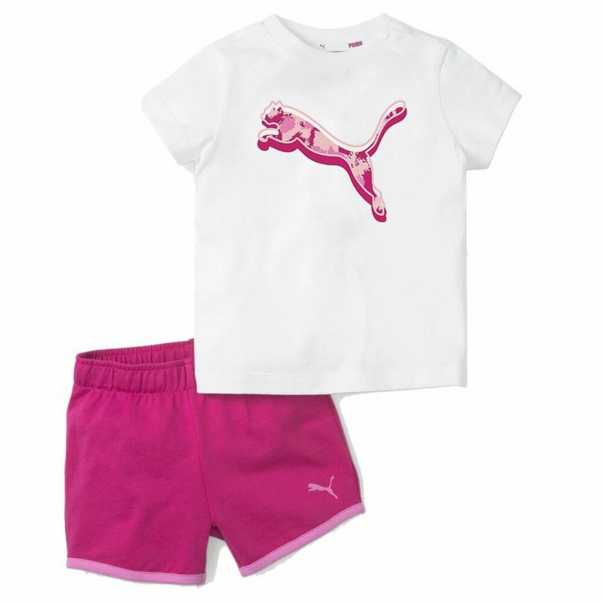 Children’s Sports Outfit Puma Minicats Alpha Pink Children’s Sports Outfit Puma Minicats Alpha Pink