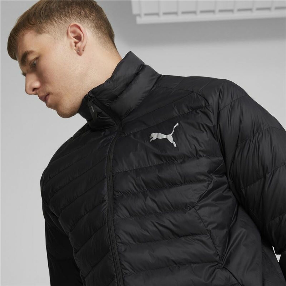 Men’s Sports Jacket Puma Packlite WarmCELL Black