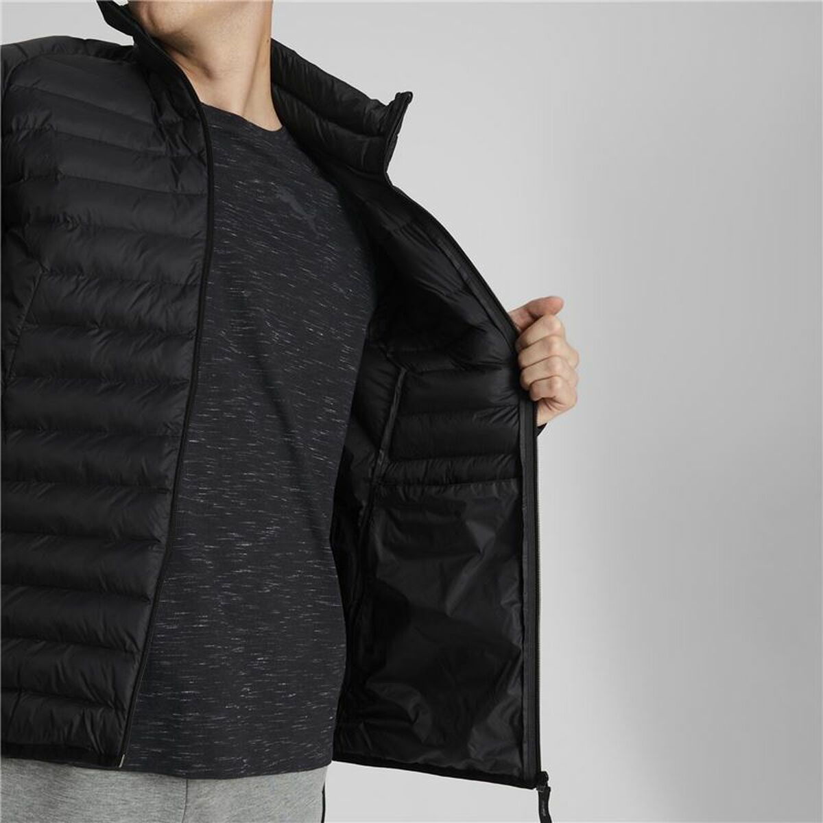 Men’s Sports Jacket Puma Packlite WarmCELL Black