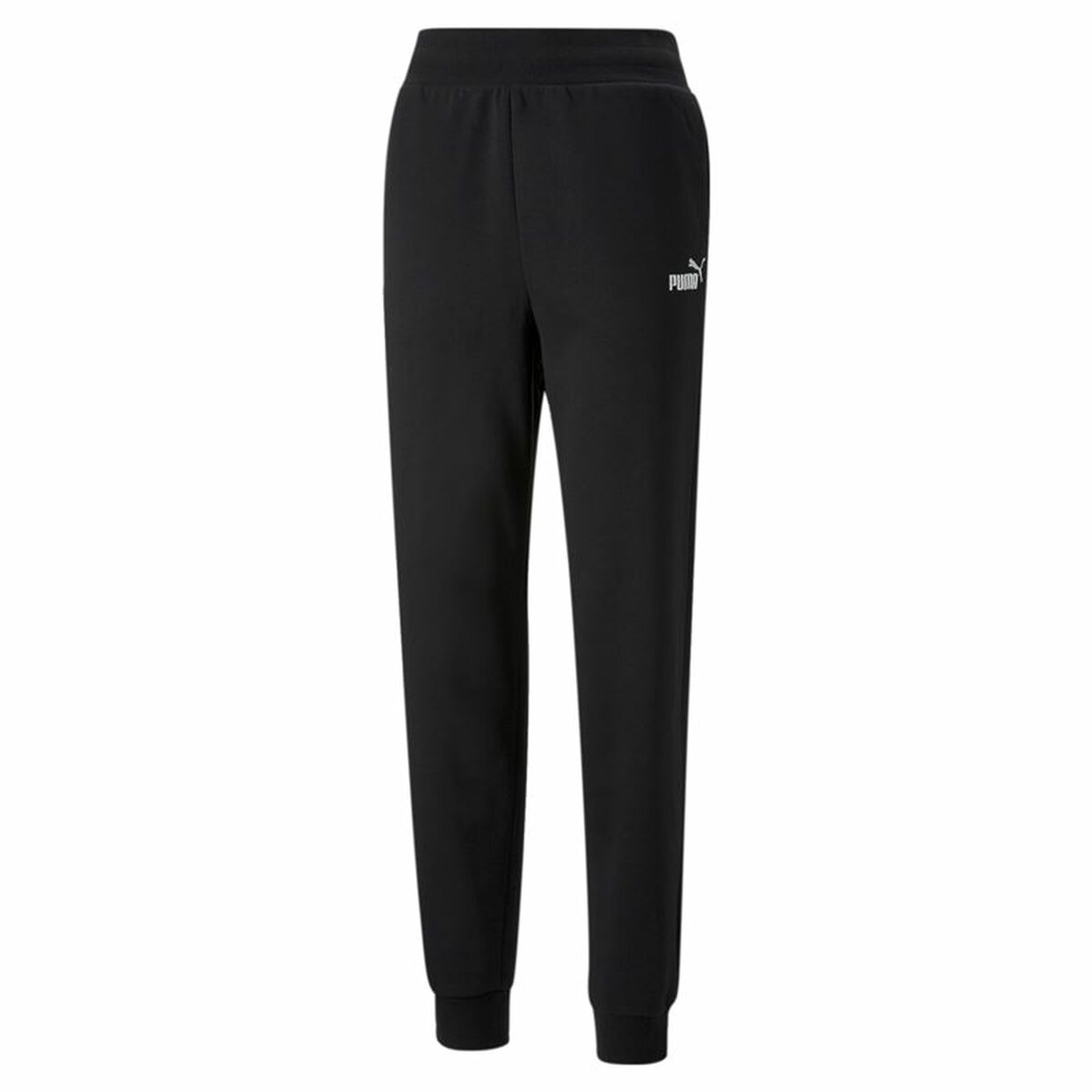 Adult’s Tracksuit Bottoms Puma ESS+ Embroidery High-Waist Lady Black Adult’s Tracksuit Bottoms Puma ESS+ Embroidery High-Waist Lady Black