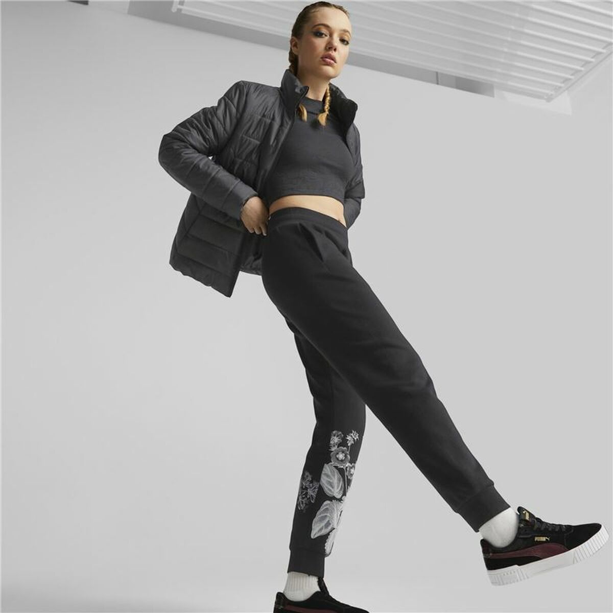 Women’s Sports Jacket Puma Essentials Black