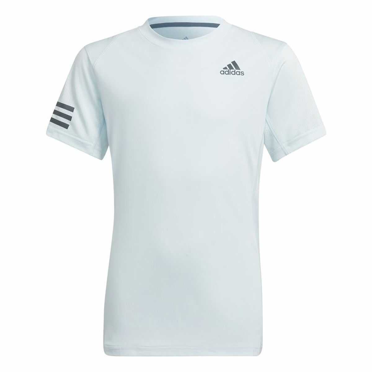 Child’s Short Sleeve T-Shirt Adidas Club Tennis 3 bandas White