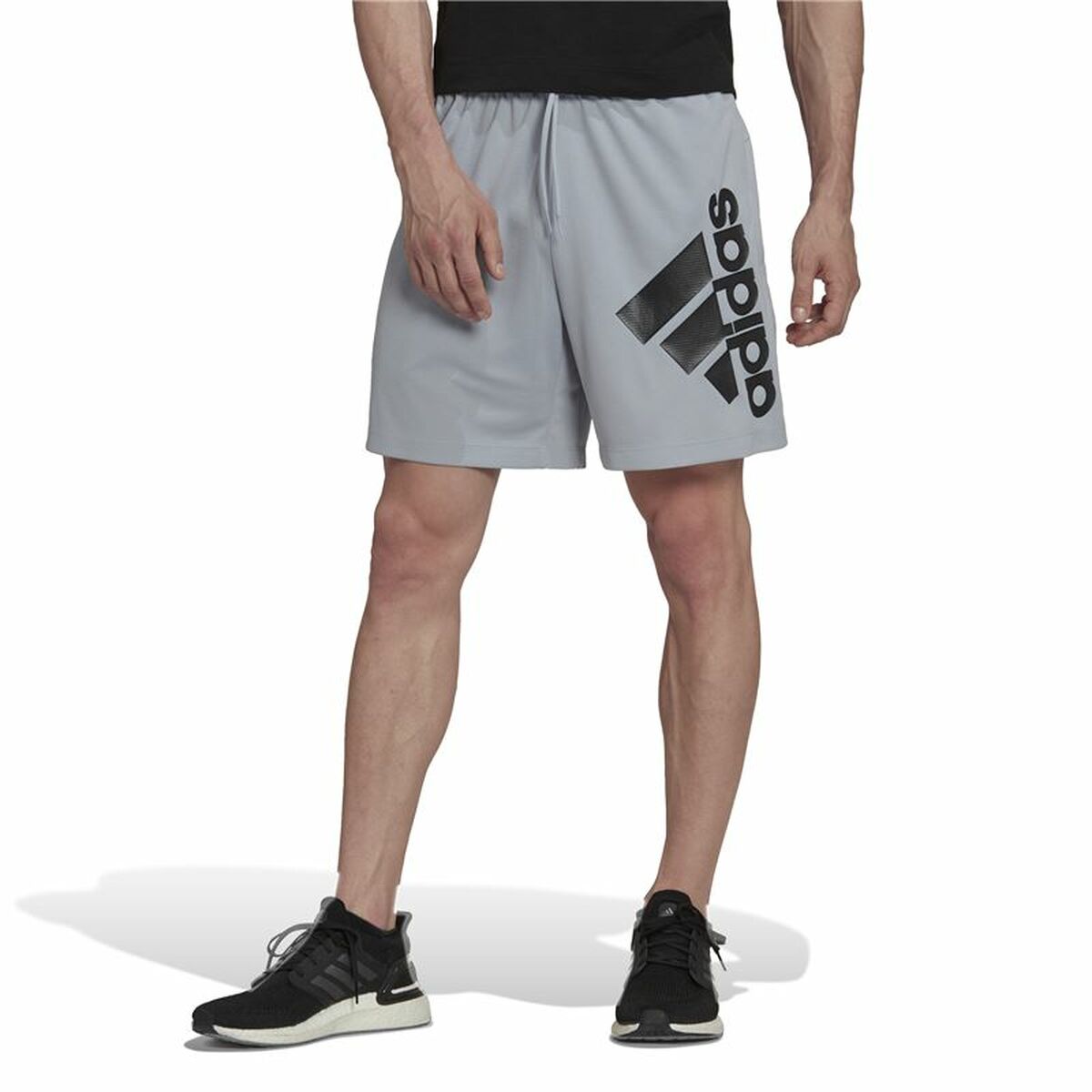 Men’s Sports Shorts Adidas Big Badge Of Sport Grey 9″
