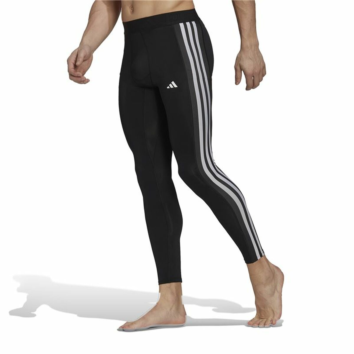Sports Leggings for Men Adidas Tf 3S L Tight Black (2XL)