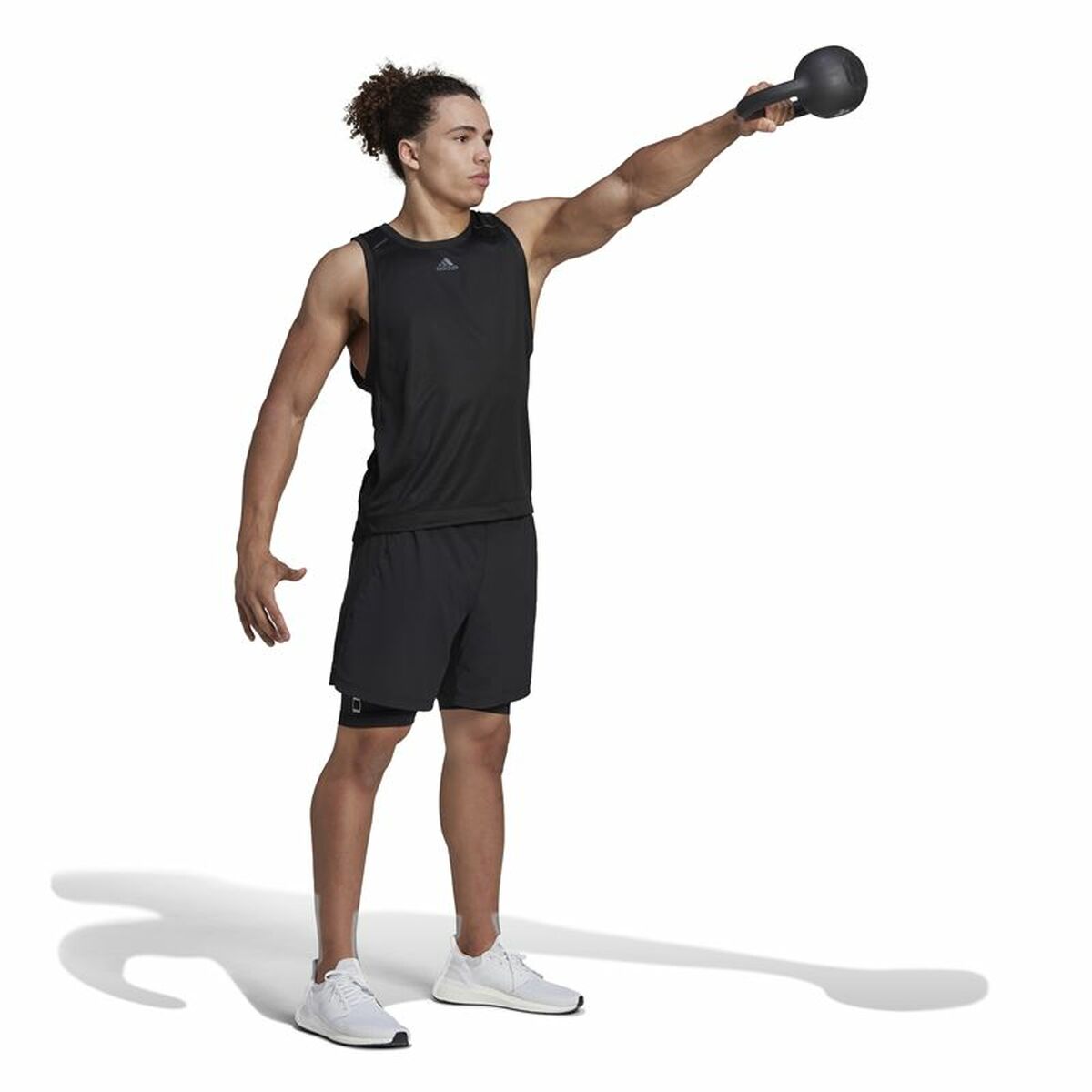 Men’s Sleeveless T-shirt Adidas HIIT Spin Training Black