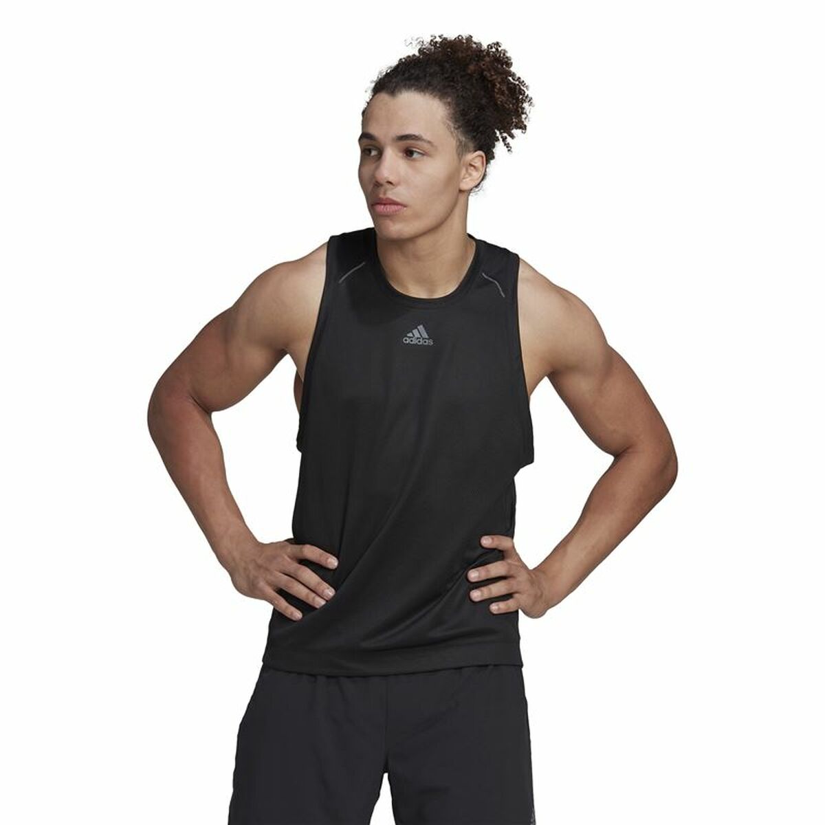 Men’s Sleeveless T-shirt Adidas HIIT Spin Training Black