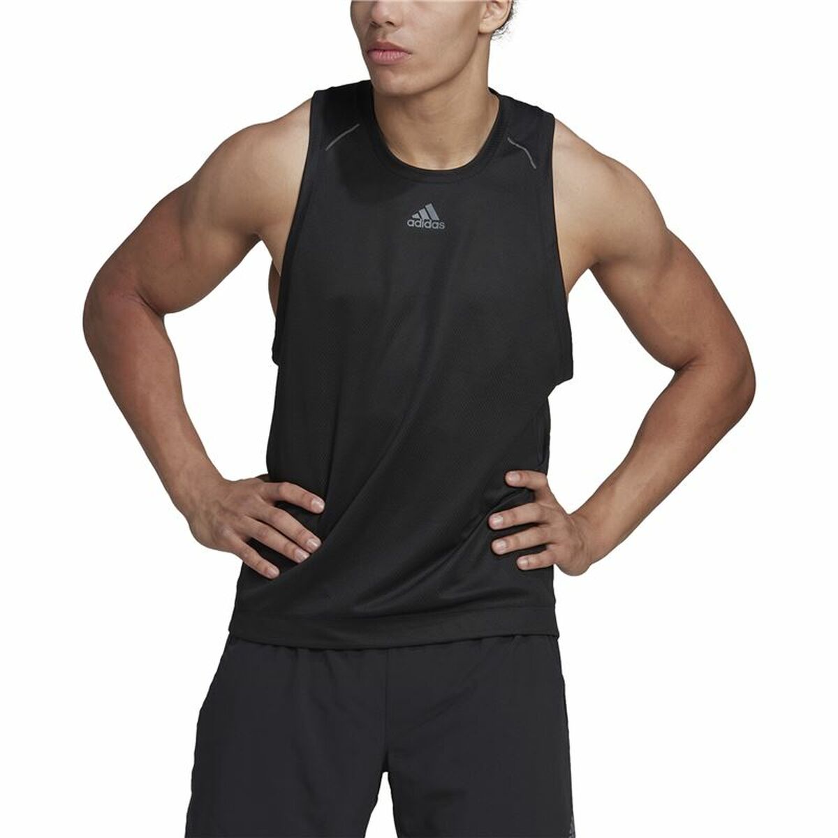 Men’s Sleeveless T-shirt Adidas HIIT Spin Training Black
