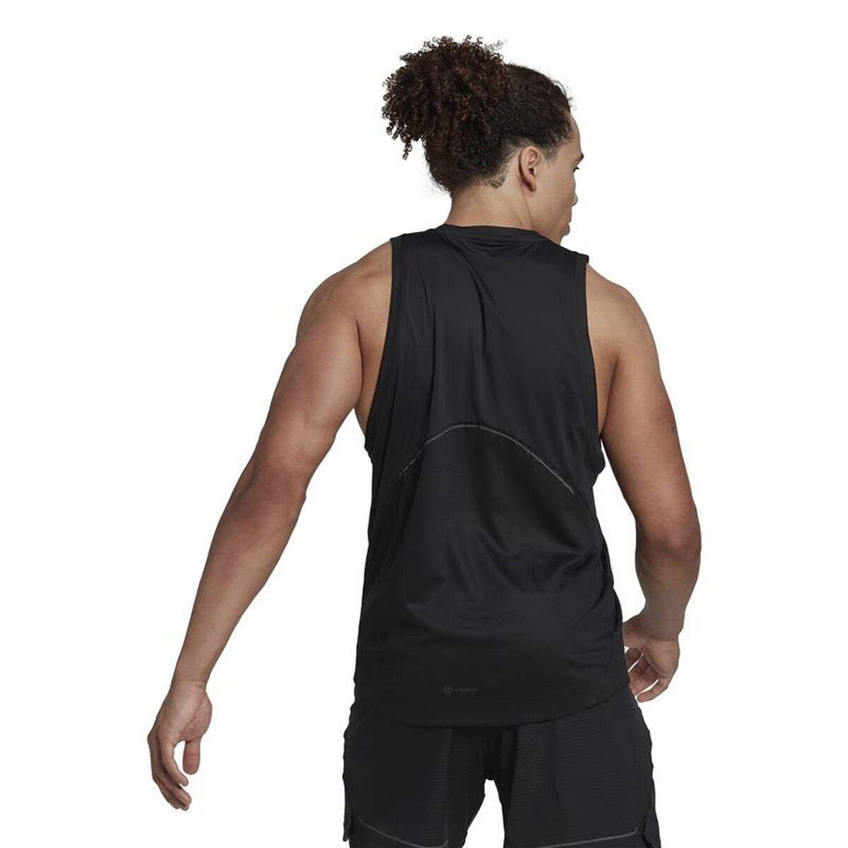 Men’s Sleeveless T-shirt Adidas HIIT Spin Training Black