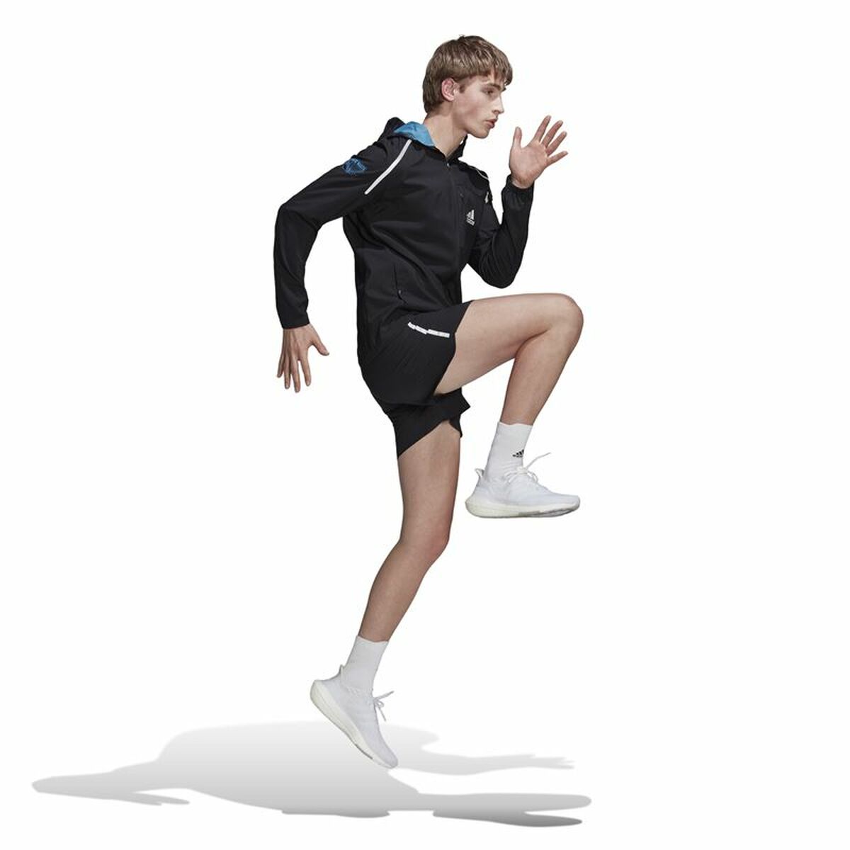 Men’s Sports Jacket Adidas Marathon For the Oceans Black