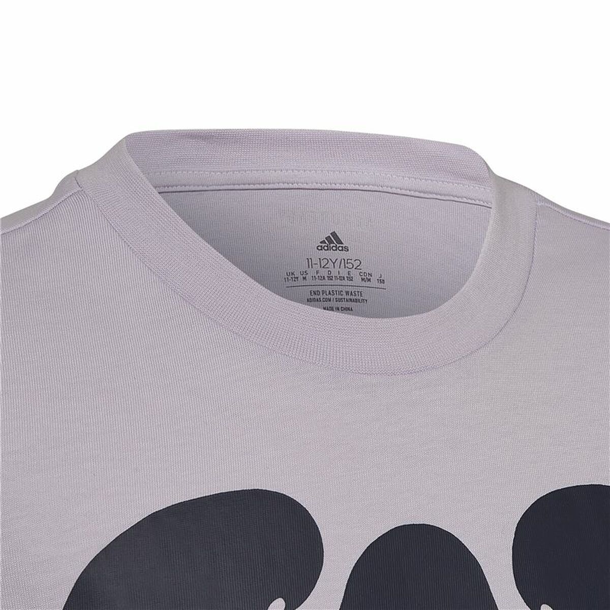 Child’s Short Sleeve T-Shirt Adidas Marimekko Graphic Plum