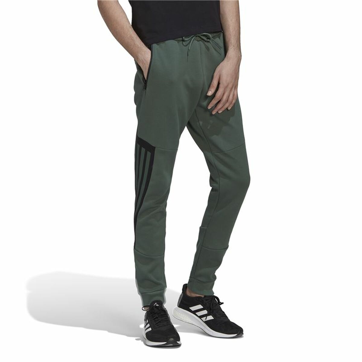 Adult’s Tracksuit Bottoms Adidas Future Icons 3 Green Men