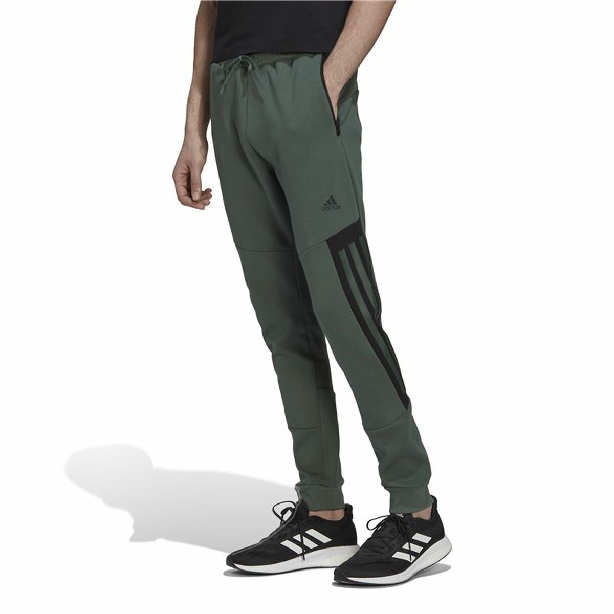 Adult’s Tracksuit Bottoms Adidas Future Icons 3 Green Men