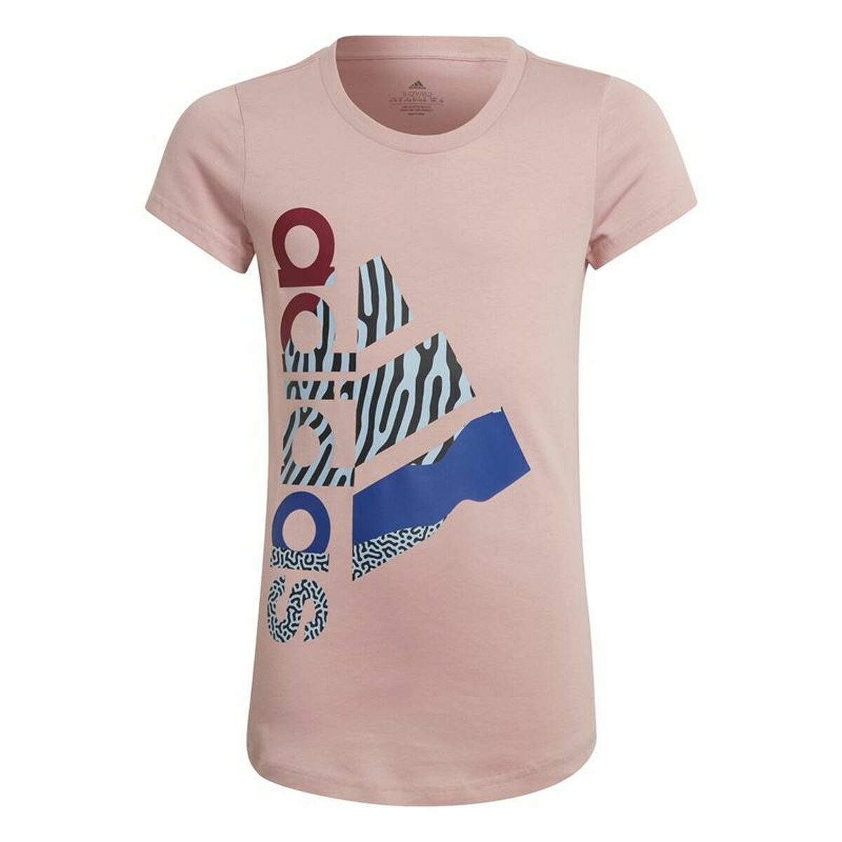 Child’s Short Sleeve T-Shirt Adidas Girl Power Pink