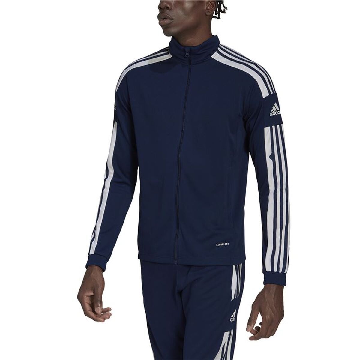 Men’s Sports Jacket Adidas Sq21 Tr Blue Football