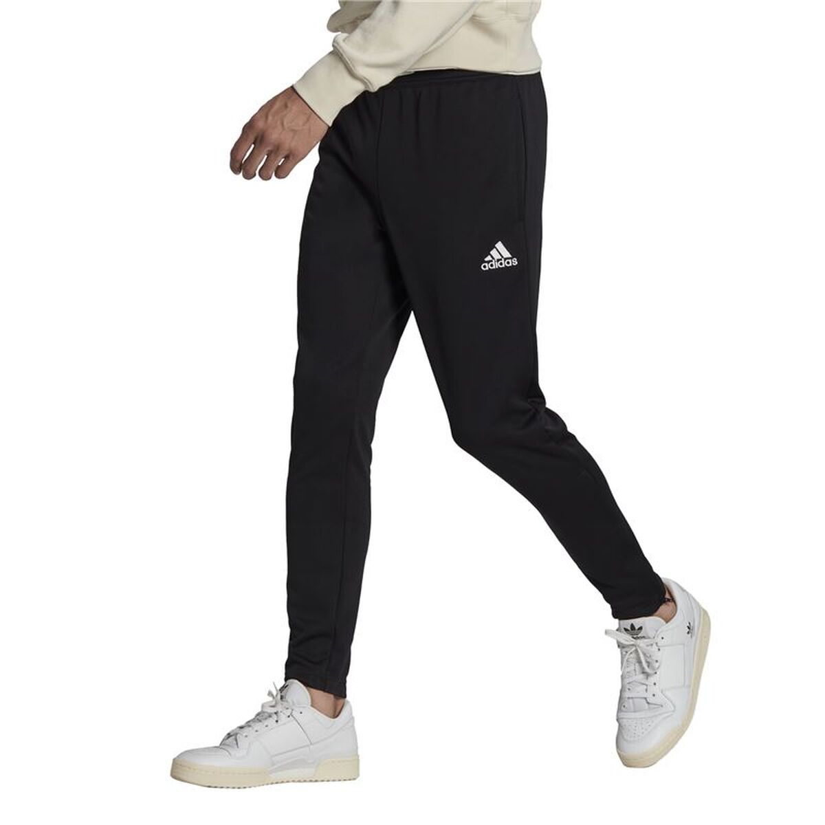 Football Training Trousers for Adults Adidas Entrada22 Tr Black Men