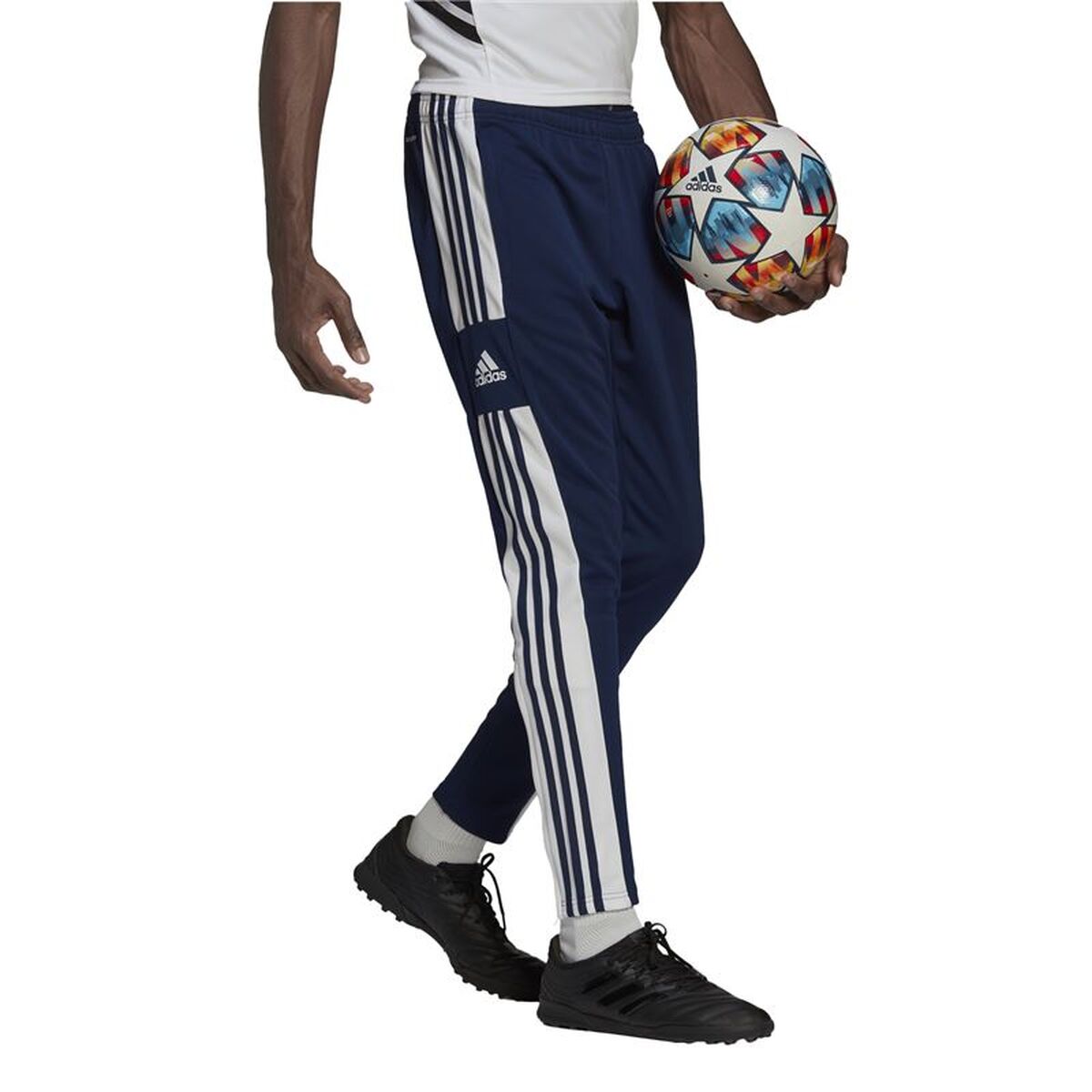 Football Training Trousers for Adults Adidas Sq21 Tr Navy Blue Men