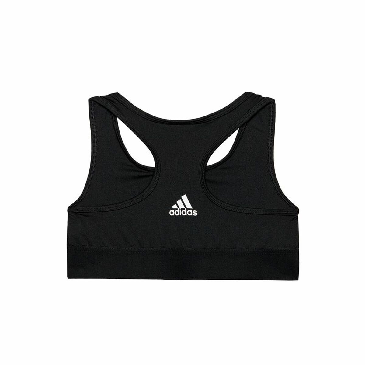 Sports Bra Adidas Sports Single Jersey Children’s Black
