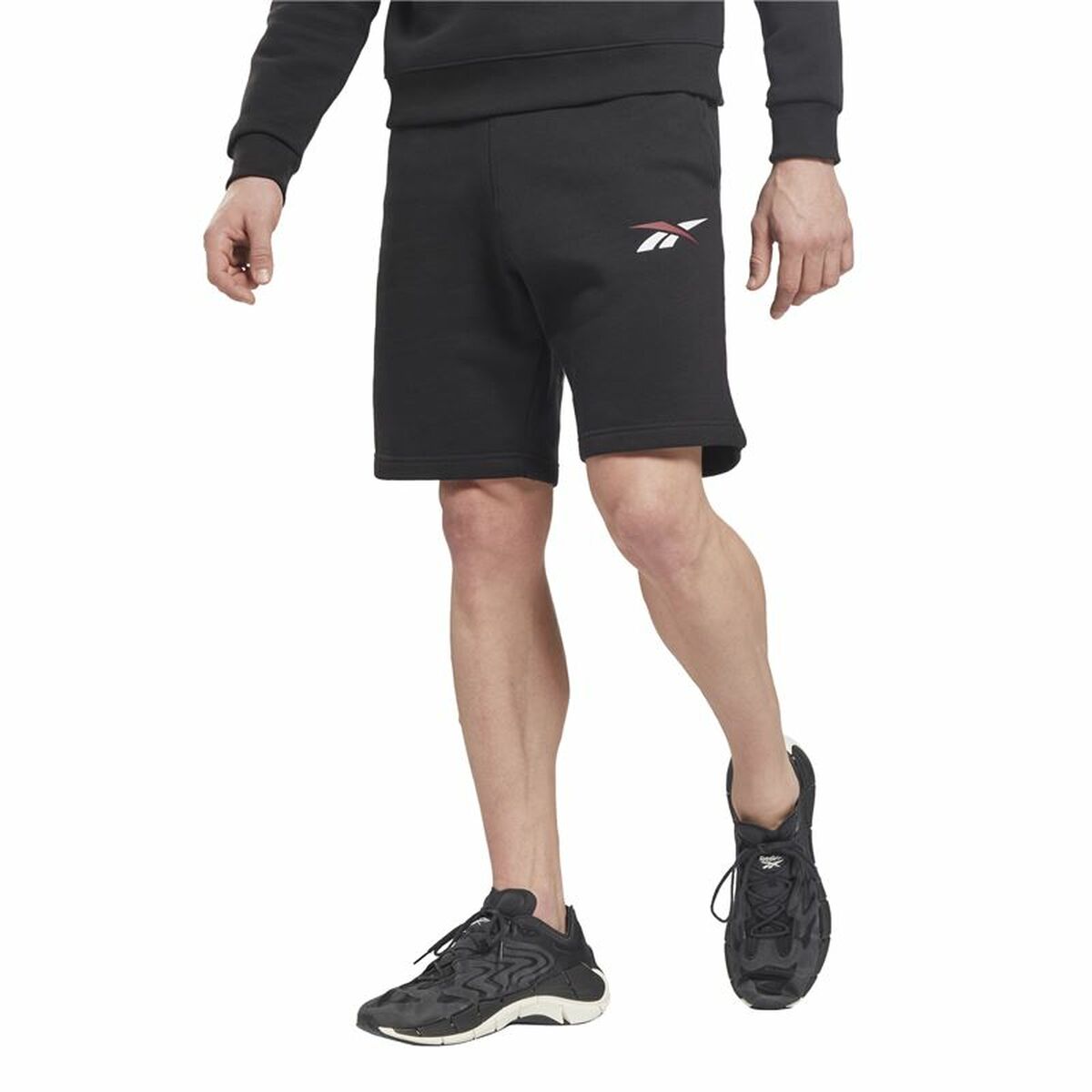 Men’s Sports Shorts Reebok Vector Fleece Black