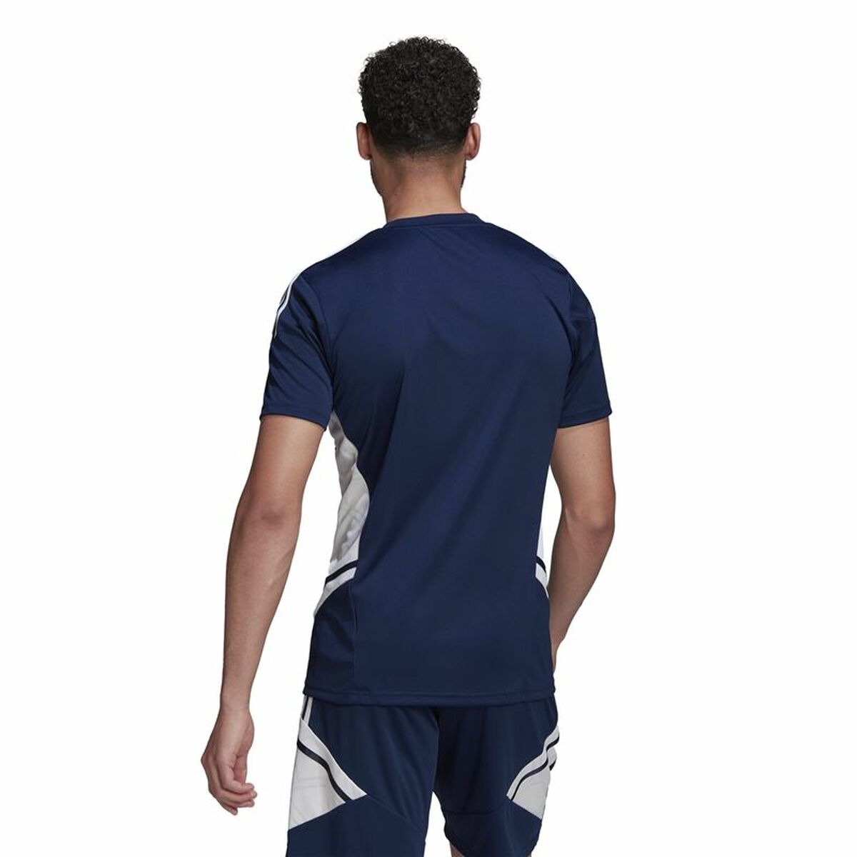 Men’s Short-sleeved Football Shirt Adidas Con22 Blue